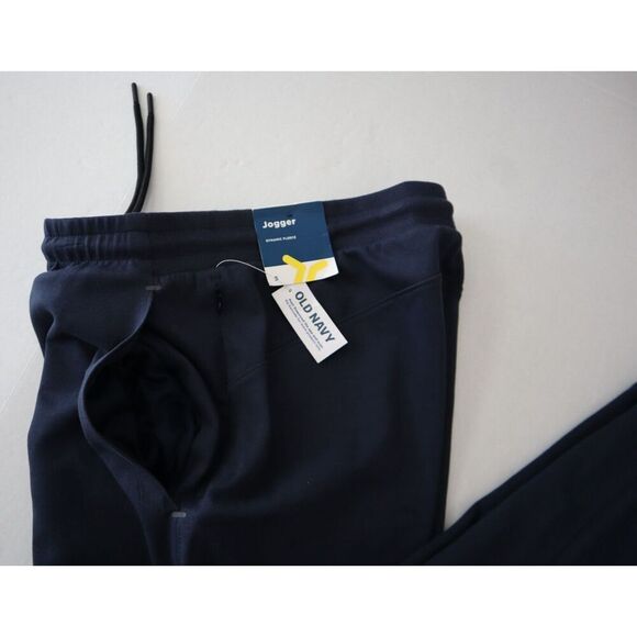 Old Navy Active 401875-09-1 Men's Sz Small Navy Blue Dynamic Fleece Joggers - Picture 6 of 11